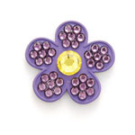 Flowers Swarovski Crystal Ballmarker S08-A0003_14