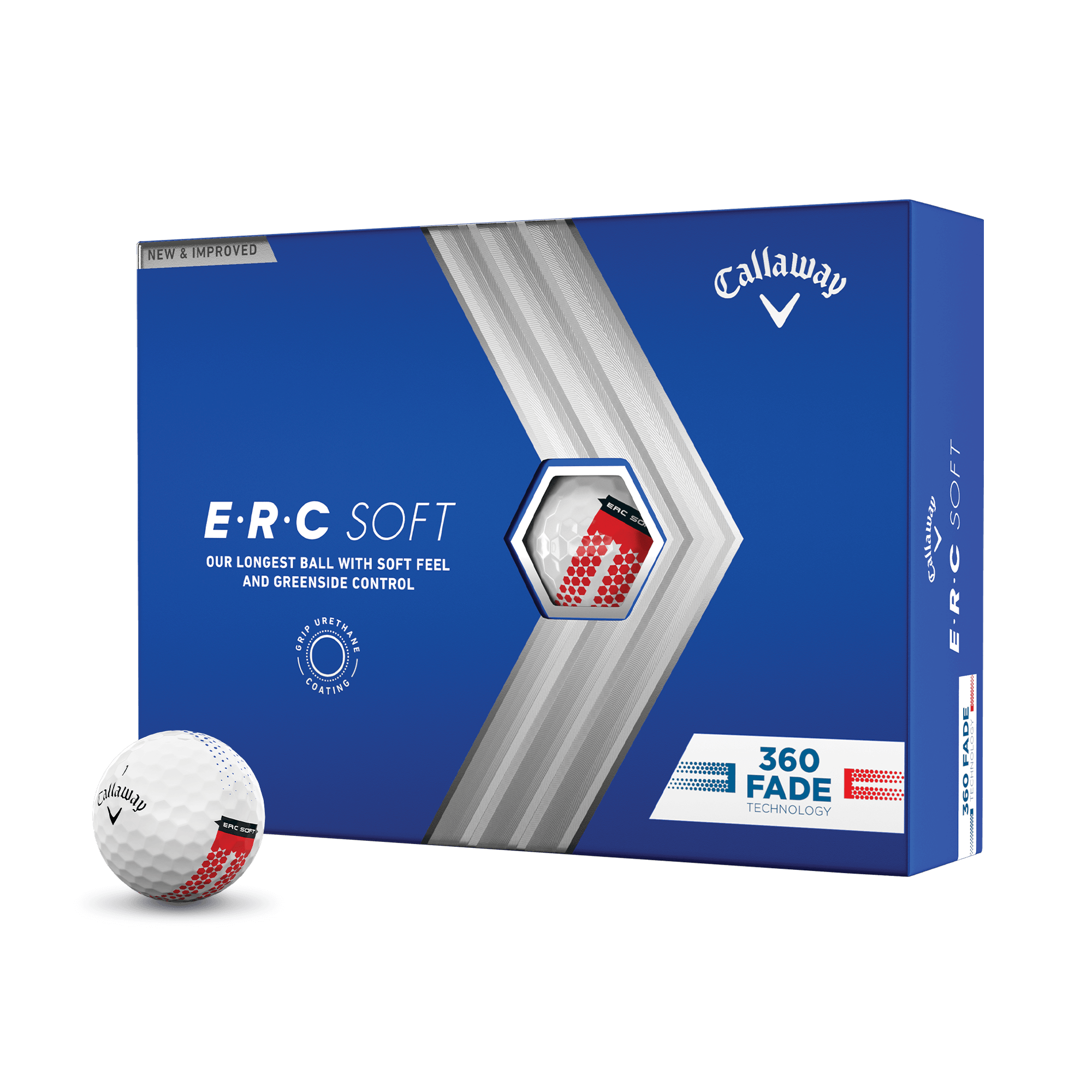 Callaway Supersoft Matte Red Golfbälle (Dutzend) balls-2023-supersoft-matte-red_1