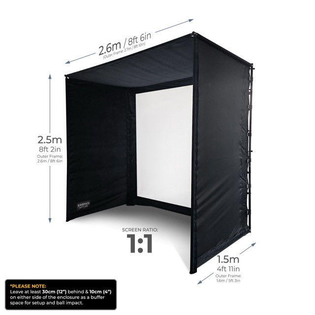 2.6 x 2.5 x 1.5 meters Q09-A0200