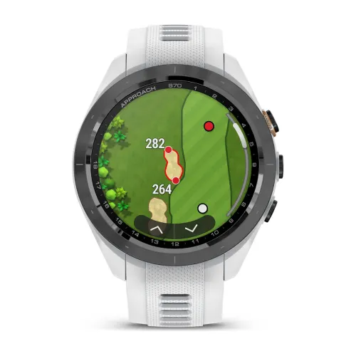 Approach® S70 - 42 mm white/black ceramic with 20 mm interchangeable silicone strap 010-02746-10
