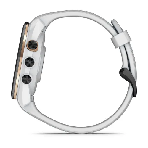 Approach® S70 - 42 mm white/black ceramic with 20 mm interchangeable silicone strap 010-02746-10